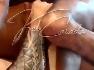 The Husband Called a Young Man to Fuck Me with Him, We Did a Very Hot DP!