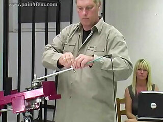 Cynthiavellons Spanking Machine - Bare Back Whipping