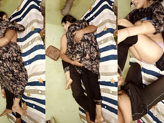 Jija fuck his young sali when his wife is not in the home, very romantic sex vedio