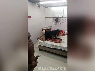 MAID GETS ON ALL FOURS FOR HER BOSS