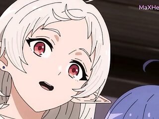 Loud Lesbian Threesome with Stepsis and her best Friend (Roxy,Sylphie,Eris) Anime Hentai