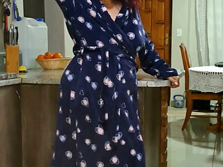 Amateur Big Tits MILF JOI in Kitchen POV