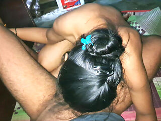 Desi Golden Blouse Bhabhi Sucking A big Dick Get Naked and Cumshot in mouth