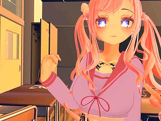 Trapped in a locker with a cute college bully girl - Virtual reality whispering - Not safe for work fantasy - First person perspective - Female for male