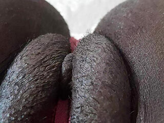 Desi fat pussy swallowing dirty old panties looks fun and amazing