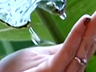 Lingerie MILF Fingered Till Dripping Wet Orgasm