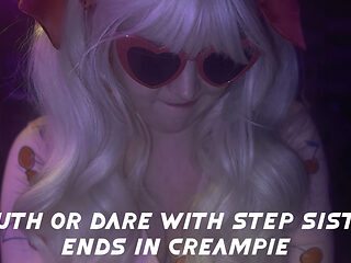 Truth or Dare Game with Step-sister Part 1