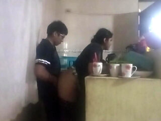 Maid Fucked in the Kitchen (my Wife Almost Found Us Out)