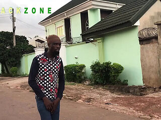 Nigerian Ebony Teen Car Trouble - Big Natural Tits Amateur Gets Roadside Help With Her Wet Pussy