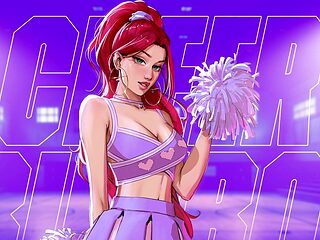 ASMR RP   Ditzy Cheerleader Worships Your Cock & Balls