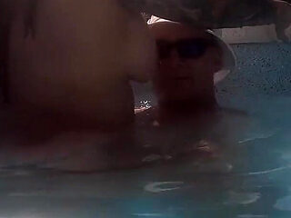 Holiday Threesome in the Pool