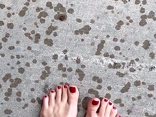 Black Amateur Explore Hot Foot Fetish