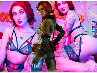 Triss Merigold Erotic Strip Tease