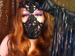 Arya Grander Flaunts Gloves and Mask in Shiny Leather and Latex for Teasing ASMR Fetish
