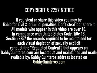 Watch bonny Prince Yahshua and Gabby Quinteros's smut