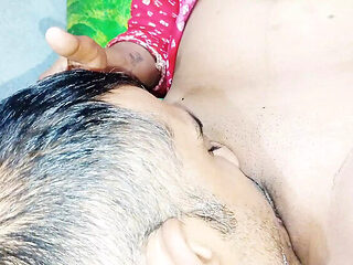 Indian Bhabhi Pussy Licking & Fingering - Hindi Audio Squirting Orgasm Close Up