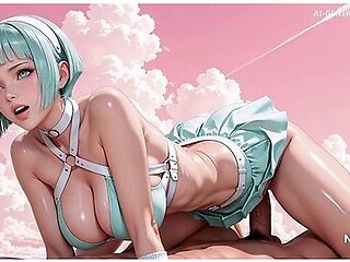 Big-tit Hentai Babe Enjoys Getting Fucked And Filled With Multiple Creampies [ai-generated] With Car Toon