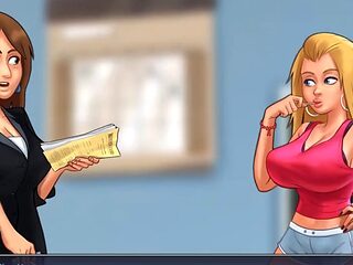 Summer saga with big booties and massive boobs