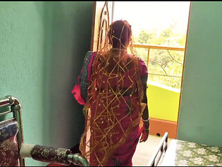 Deor and bhabhi first night ,when I return from bathroom
