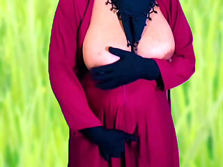 Indian beautiful hijabi Muslim couple thirsty for sex