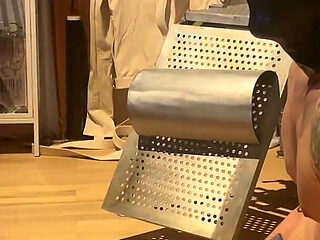 Handing Out Face Slaps to a Slave Who Cant See Them Coming