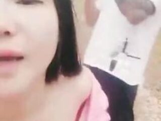 A slut in Shenzhen gets fucked in the bathroom