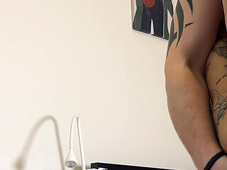 Tattooed MILF Fucks in All Holes and Gets Her Mouth Full of Cum