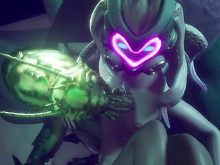 Intense lovemaking with Huntress in Subverse