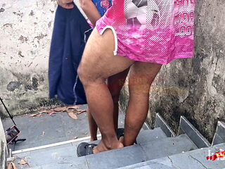 100% anal on the stairs of an abandoned house