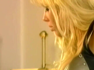 Blonde Fake-titted Slut Deepthroats Hard and Gets Fucked in Every Position