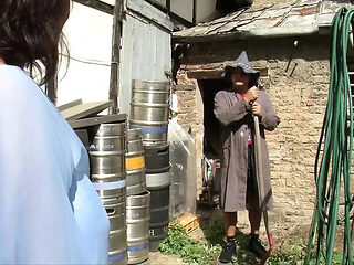 Redhead MILF Outdoor Farm Sex With Husband - Mature Couple Fucking