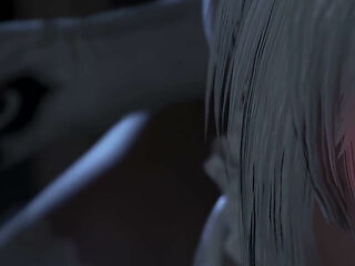 2b Nier Automata Handjob & Blowjob Service - Rule34 3D Animation