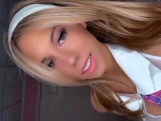 PLAYING WITH DILDO AFTER SCHOOL