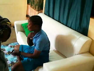 African Schoolgirl in Uniform Takes Brutal BBC in Hardcore Fuck Session