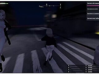 She Got Lost In A Big City And Started Flashing Her Naked Body At Passersby. Part 2