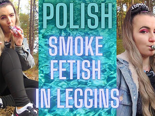 (107) Polish Smoke Fetish in Leggins