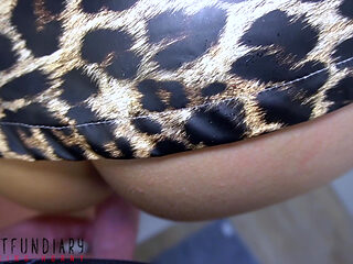 Girl in Leo Raincoat Taking a Bath and Gets Fresh Cum Shot on Her Rubber Ass - Projectfundiary