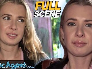 Unimaginable Martin Gun and Adriana SweetBlonde - college action - Public Agent