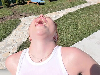 Kisankanna Pool Sex - Big Cock Fucks Tight Pussy & Facial Cumshot