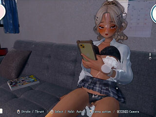 Hentai Game - Yellow Hair College Gyaru Sex Scenes - summer hangout spot secret after school spent with gyarus