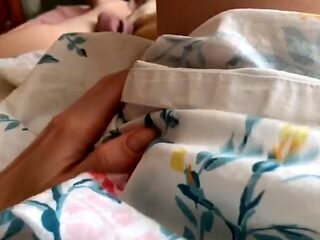 Shy girl fucked, rubbing clit, beautiful girl sex