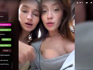 citylinx OUTDOOR modell shows her asshole in bus