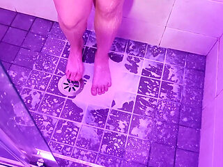 Full Shower Scene Oiled Body Fetish Wam Milk Pouring Over Me