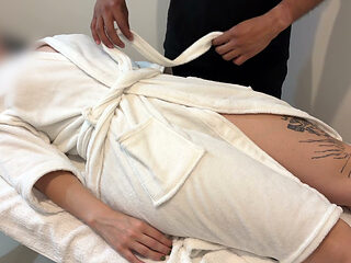 naked massage for a gym girl