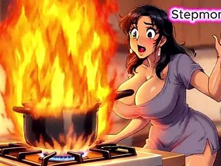 StepmomArts Big Tits Hentai JOI Instructions: Come Inside and Cum