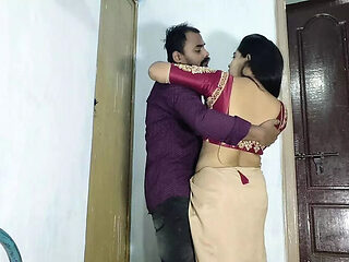 Desi Village Wife Madhu Bhabhi Hard Fuck With Ex Boyfriend in Hostel Room - Big Ass, Blowjob, Pussy Licking