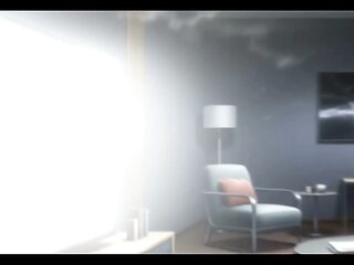 Big dick AI-generated animation with squirt and doggy action