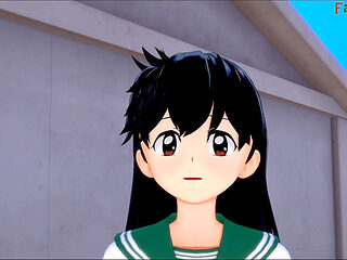 Inuyasha, school uniform, anime