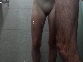 Being Fucked by a Stranger in a Public Shower Room