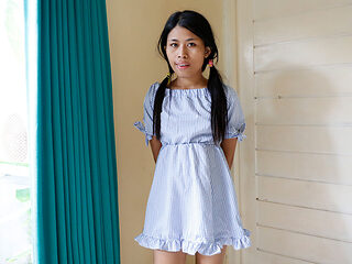 Asian Teen Upskirt And Hairy Pussy Creampie On Asian Sex Diary